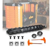 FindBuyTool Spiral Cutterhead for Triton TPT125 - 12.5" Helical Planer Head with Industrial Tungsten Carbide Inserts - Low Noise & Chip Ejection Upgrade - 55pc Kit