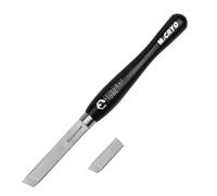 FindBuyTool Wood Turning Tools for Lathe, 3/4" Skew Chisel Wood Lathe Turning Tool for Woodturning, M2 HSS Wood Lathe Skew Chisel Turning Tools for Woodworking DIY Enthusiasts, 8-5/8 Shank (1 PC)
