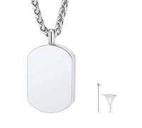 FindChic Ash Necklace for Human Ashes Urns Necklace in Memory Necklace Cremation Pendants for Ashes