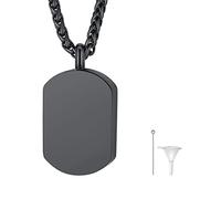 FindChic Cremation Jewelry for Ashes for Men Memory Chain Crematorium Urns Necklace