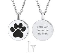 FindChic Customized Dog Urn Pet Ashes Jewelry Pet Cremation Jewelry for Ashes Dog