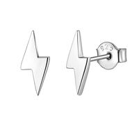 Findchic Sterling Silver Earrings 925 Hypoallergenic Silver Lightning Cute Stud Earring For Women Ladies Jewellery Gift For Daughter