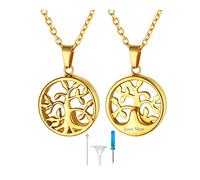 FindChic Urn Jewelry Memory Necklaces for Loss Loved Ones Small Urn Necklaces for Ashes