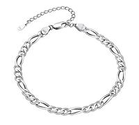 FindChic Womens Anklet Summer Foot Jewellery, Sterling Silver/Stainless Steel Ankle Bracelet for Women, Come Gift Box