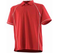 Finden And Hales Mens Performance Piped Polo Shirt / N/A N/A PC3762