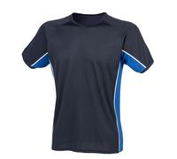 Finden and Hales Performance Panel Breathable Polyester Tee T-Shirt