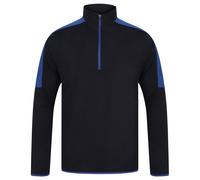 Finden & Hales 1/4 Zip Mid-layer Contrast Panelling Top (LV571) - Golf Top
