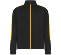 Finden & Hales Boy's Knitted Tracksuit Top in Black | Size: 7-8 Years Finden & Hales Black 7-8 Years