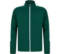 Finden & Hales Knitted Track Top in Bottle Green | Size: 11-12 Years Finden & Hales Bottle Green 11-12 Years