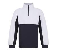 Finden & Hales Contrast Panel Track Top in Mid Navy | Size: 5-6 Years Finden & Hales Mid Navy 5-6 Years