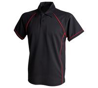 Finden & Hales Kids Piped Performance Polo LV372 - Sportswear Short Sleeves Tee