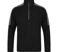 Finden & Hales Mens Contrast Zip Neck Midlayer Top PC3508