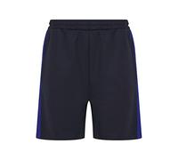 Finden & Hales Mens Knitted Pocket Shorts (L) (Navy/Royal Blue)