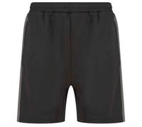 Finden & Hales Men's Knitted Shorts in Jet Black | Size: 3XL Finden & Hales Jet Black 3XL