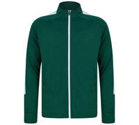 Finden & Hales Men's Knitted Tracksuit Top in Bottle Green | Size: 2XS Finden & Hales Bottle Green 2XS