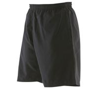 Finden & Hales Men's Microfibre Shorts in Black | Size: Large Finden & Hales Black L
