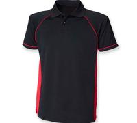 Finden & Hales Mens Performance Contrast Panel Polo Shirt / N/A N/A PC6593