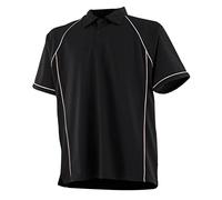 Finden & Hales Mens Piped Performance Polo Shirt / N/A N/A PC6347