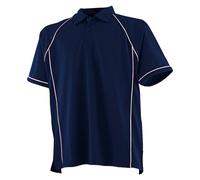 Finden & Hales Mens Piped Performance Polo Shirt PC6347