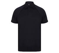 Finden & Hales Mens Piped Performance Sports Polo Shirt (S) (Navy/Navy)
