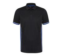 Finden & Hales Mens TopCool Short Sleeve Contrast Polo Shirt RW5389