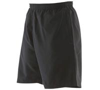 Finden Hales Microfibre Shorts Men Elastic Waist Zipped Pockets Mesh Lined