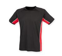 Finden & Hales Performance Panel T-Shirt LV240 - Crew Neck Short Sleeves T-Shirt