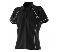Finden & Hales Womens/Ladies Piped Performance Polo Shirt PC6200
