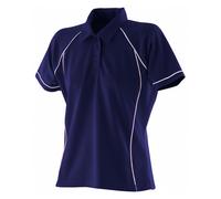 Finden & Hales Womens/Ladies Piped Performance Polo Shirt PC6200