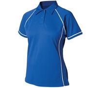 Finden Hales Women's Piped Performance Polo CoolPlus Wicking Sports Fit