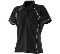 Finden Hales Women's Piped Performance Polo CoolPlus Wicking Sports Fit