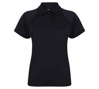 Finden & Hales Women's Piped Performance Polo LV371 - Ladies Short Sleeves Tee