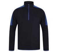 Finden Hales Â¼ Zip Mid Layer Contrast Panels Concealed Pocket BSCI Certified