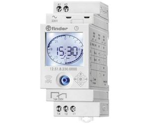 Finder 12.A2.8.230.0000 timer astronomical DIN Rail mount 230 V AC