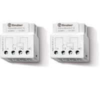 Finder 133182304300PAS Built-in Relay Box/Rear Switches 1NO 230VAC 12A Under 250 VAC1 (Pack of 2)