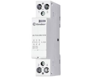 Finder 22.32.0.012.4320 remote Switch 35 mm Rail 2 NO contacts 25 A