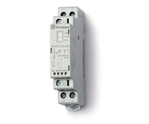 Finder 25A Dual NO Modular Contactor With LED 12V AC/DC - 22.32.0.012.4340