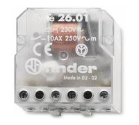 Finder 26.01 Stepper Relay 12V AC 1 Contact 10A 250V 2 Sequences