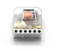 Finder 260482300000 Series 26 Pulse Relay Switch 4 Sequences 2 NO, AC 50 Hz, Standard, 230 V, Recessed, Screw Terminals