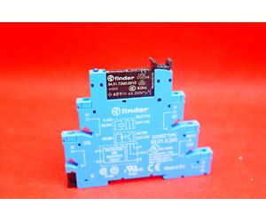 Finder 38.51.0.240.0060 DIN Rail Mount Interface Relay 230V AC/DC Coil SPDT