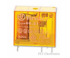 FINDER 40.31.8.024.0000 RELAY, PCB, SPDT, 24VAC, 10A