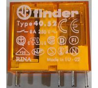 Finder 40.52.8.230.0000 PCB relay 230 V/AC 8 A 2 exchanges 1 pc.