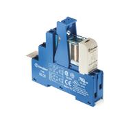 Finder 48 Series Interface Relay, DIN Rail Mount, 24V dc Coil, DPDT, 2-Pole