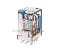 1 pcs x FINDER - 55.33.8.024.0010 - Relay: electromagnetic, 3PDT, Ucoil: 24VAC,