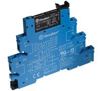 Finder 58.P4.9.024.0050 Relay 24V DC 7A 4 COs for DIN-rail install...