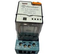 Finder 60.13.8.230.0040 3-pole Control Relay 230VAC 3PDT & Relay base 90.21