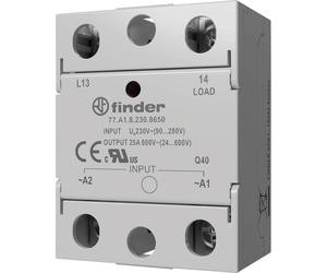 Finder 77D190248250 SSR 60A 280VAC Zero crossing 1pc