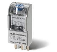 Finder 86.30 Multi-Function Timer Module 12-24V AC/DC - 86.30.0.024.0000