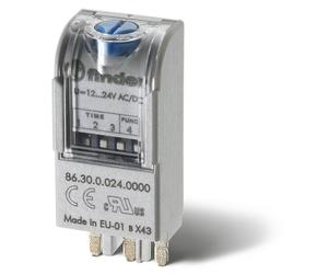 Finder 86.30 Multi-Function Timer Module 12-24V AC/DC - 86.30.0.024.0000
