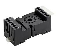 Finder 90.03.0 series Relay Socket black for DIN Rail 1pc